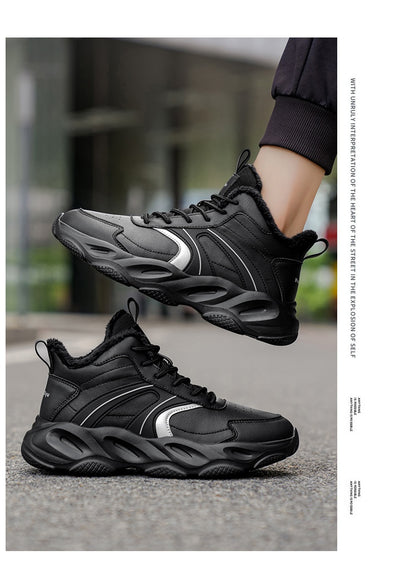 Zapatos de Algodón Gruesos para Hombre - Comodidad Casual y Deportiva - Image 13