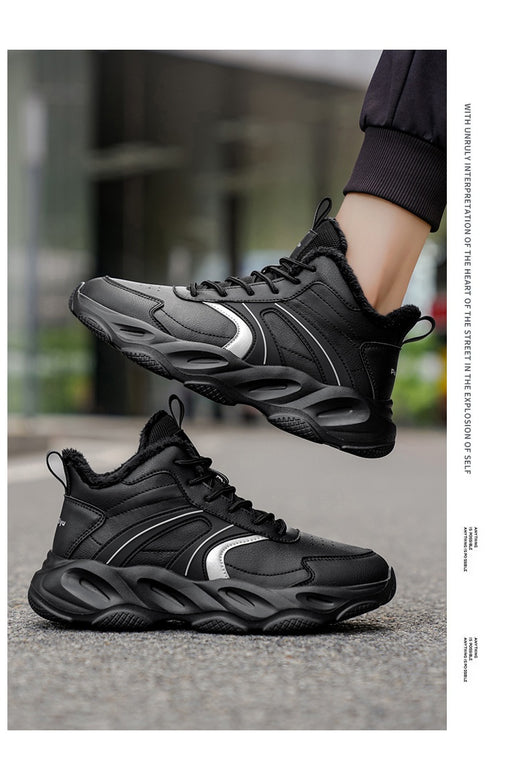 Zapatos de Algodón Gruesos para Hombre - Comodidad Casual y Deportiva - Image 13