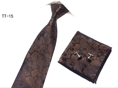 Traje de Tres Piezas con Corbata a Juego - Image 10