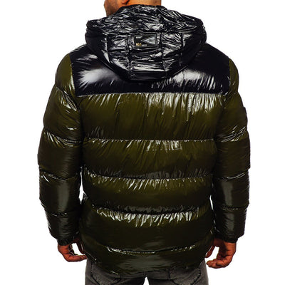 Chaqueta de Algodón Cálida con Cierre de Colores Vibrantes - Image 10