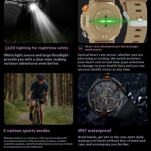 Reloj Inteligente HT17 con Llamadas Bluetooth y Brújula para Aventuras - Image 3