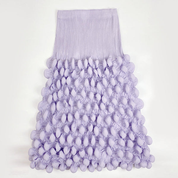 Falda Midi Cintura Alta Reductora de Color Liso