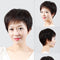 Peluca Corta de Cabello Humano Natural para Mujer