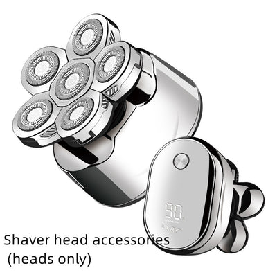 Afeitadora Eléctrica 6 en 1 para Hombre con Trimmer de Cejas y 6 Cabezales - Image 11
