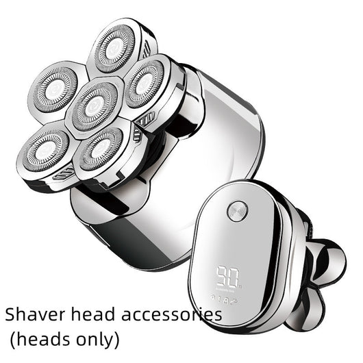 Afeitadora Eléctrica 6 en 1 para Hombre con Trimmer de Cejas y 6 Cabezales - Image 11