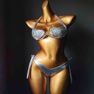 Bikini de Baño Strass Brillante para Mujer - Image 17