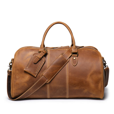 Bolsa de Viaje Portátil para Hombre en Cuero Genuino Estilo Retro - Image 27