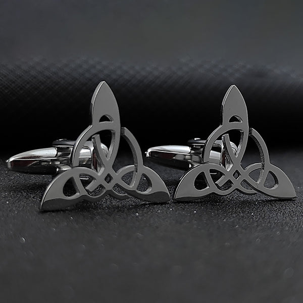 Gemelos de Traje Geométricos Triangulares Hueco para Hombre - Image 6