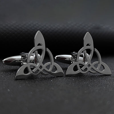 Gemelos de Traje Geométricos Triangulares Hueco para Hombre - Image 6