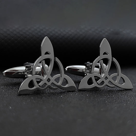 Gemelos de Traje Geométricos Triangulares Hueco para Hombre - Image 6