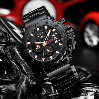 Reloj de Pulsera Acero Inoxidable con Esfera Extragrande - Image 10