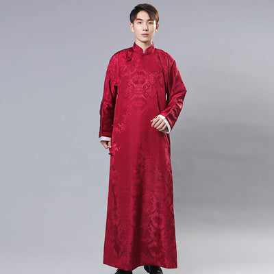 Traje Tang Tradicional Chino para Novios y Padrinos - Bata Estilo República de China - Image 8