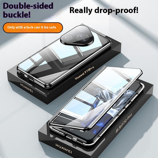 Funda Magnética King para Teléfono - Vidrio Doble Cara con Protección Antigolpes