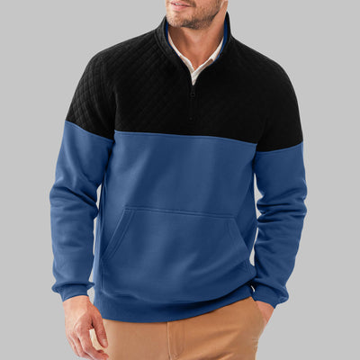 Sudadera con Capucha Color Block Casual para Hombre - Image 8