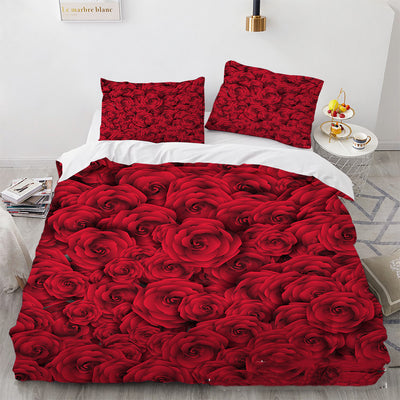 Set de 3 Piezas Impresión 3D Serie Rosas para el Hogar - Image 20