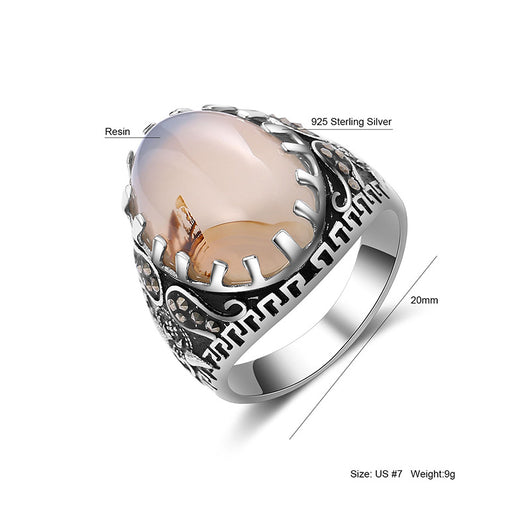 Anillo de Moda Chapado con Incrustaciones Europeo y Americano - Image 12
