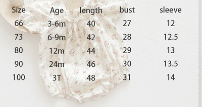 Mameluco para Bebé Niña con Lazada y Mangas Abullonadas - Image 10
