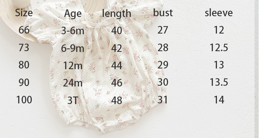 Mameluco para Bebé Niña con Lazada y Mangas Abullonadas - Image 10