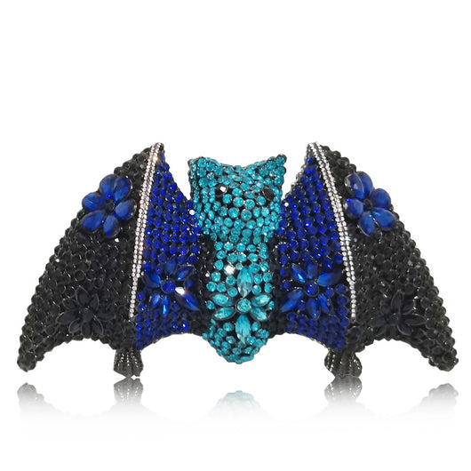 Bolso de Noche Lujo Diamante Murciélago Halloween