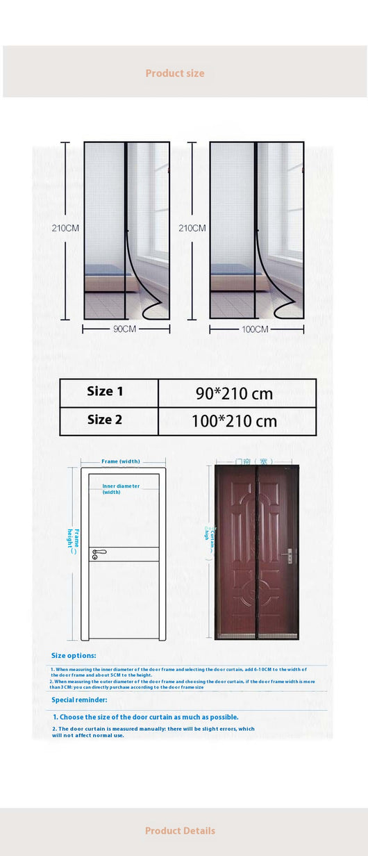 Cortina Magnética para Puerta de Verano con Cierre Automático - Image 6