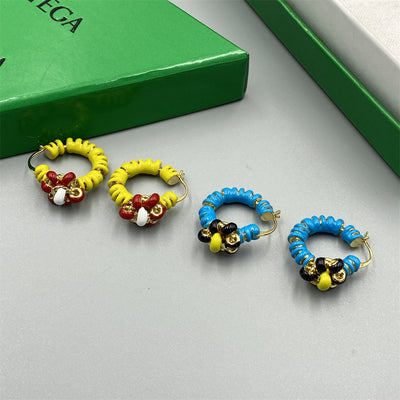 Aretes Esmaltados con Flores Personalizadas - Image 6