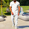 Conjunto Veraniego para Hombre: Camisa Suelta + Pantalón Casual