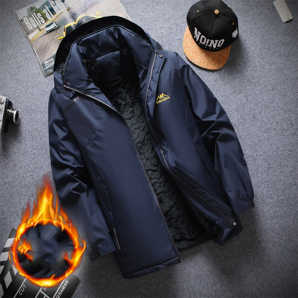 Chaqueta de Invierno Acolchada para Hombre - Abrigador Perfecto para Padres