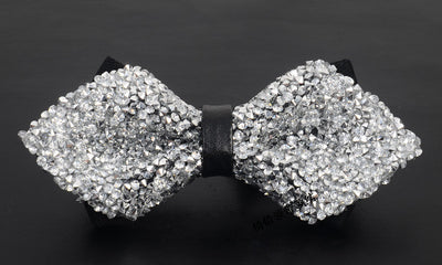 Corbatín de Diamantes Coreano para Boda - Estilo Elegante con Strass - Image 10