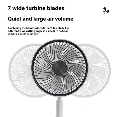 Ventilador de Escritorio Plegable y Portátil con Control Remoto - Image 4