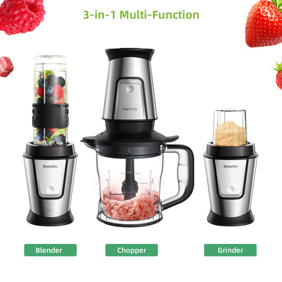 Procesador Multifuncional 3 en 1: Licuadora, Molino y Batidora - Image 19