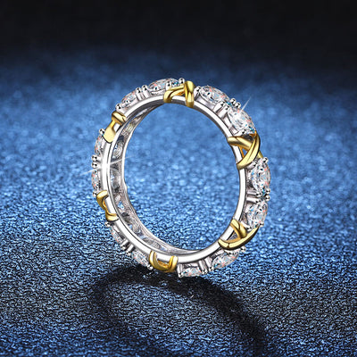 Anillo de Dos Colores Entrelazados para Mujer - Image 4