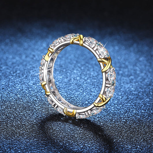 Anillo de Dos Colores Entrelazados para Mujer - Image 4