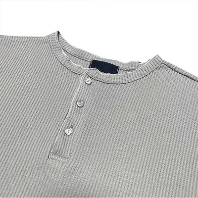 Pantalón Talla Grande Hombre Tejido Waffle con Puño Recto Efecto Adelgazante - Image 5