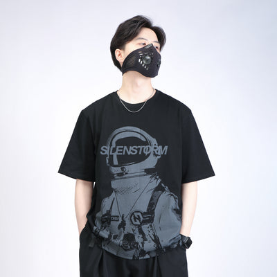 Camiseta Holgada de Algodón para Hombre - Cuello Redondo Manga Corta - Image 8