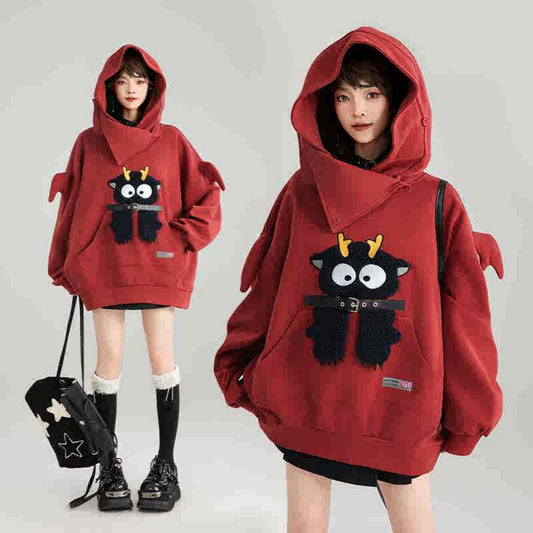 Sudadera con Capucha Estampada para Mujer - Diseño Girl Like