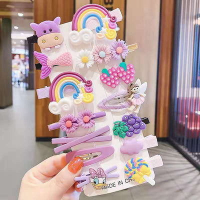Clips Decorativos Infantiles Princesa Flores Estilo Japonés y Coreano - Image 7