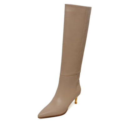 Botas Altas Mujer Otoño Invierno Punta Afilada Tacón Stiletto - Image 8