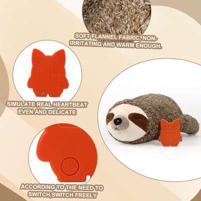 Juguete Peluche Calmante con Latido Cardíaco para Mascotas - Image 16