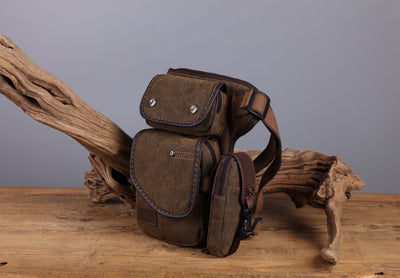 Bolsa de Lona para Hombre con Cierre de Cuadro y Resistencia Extrema - Image 5