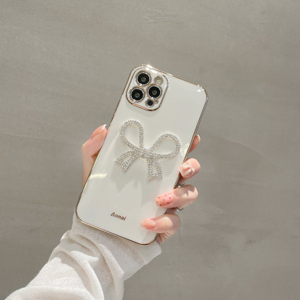 Funda para iPhone con Diseño de Moño Elegante y Trendy