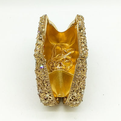 Bolso de Noche Metálico con Incrustaciones de Diamantes Estilo Europeo - Image 11