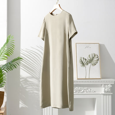 Vestido de Seda Minimalista y Elegante para Mujer - Image 3