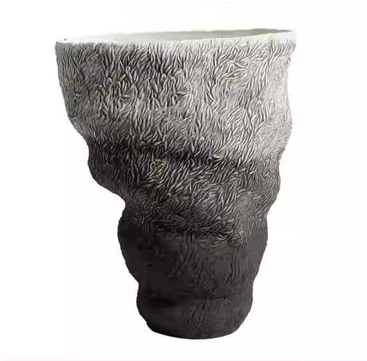 Jarrón Decorativo de Cerámica Blanca Estilo Wabi-sabi - Image 7