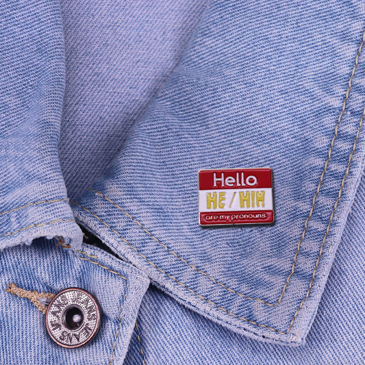 Distintivo de Pronombre Inclusivo - Broche Identidad