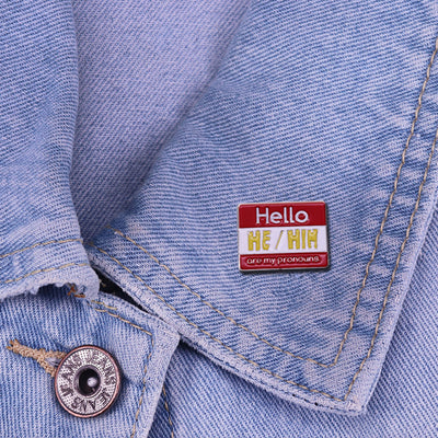 Distintivo de Pronombre Inclusivo - Broche Identidad