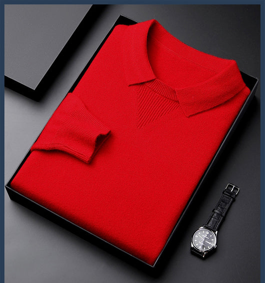 Suéter Tipo Polo de Punto - Pullover Casual de Moda - Image 10