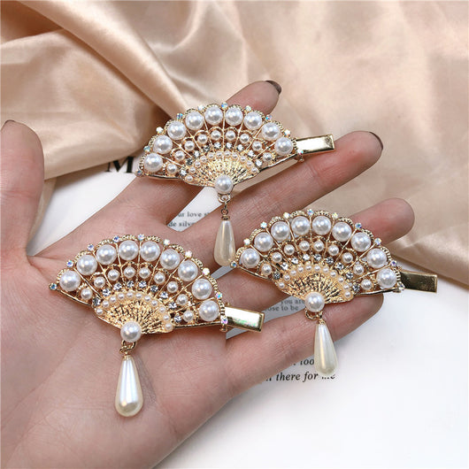 Broche de Cabello Perla y Cristales - Diseño Elegante - Image 9