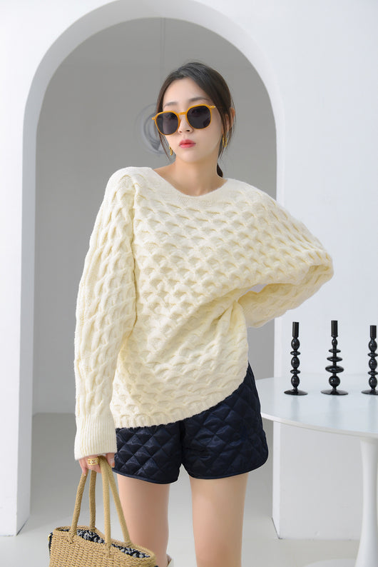 Suéter de Punto Trenzado para Mujer - Image 20