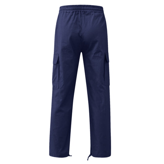 Pantalones Casuales con Múltiples Bolsillos y Cordón Ajustable - Image 41