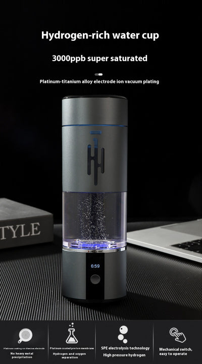 Vaso Generador de Agua Hidrogenada con Separación Electrolítica - Image 6